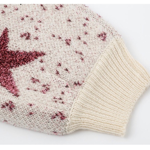 ✨Burgundy Star Patterned Sweater✨ - Picture 5 of 8